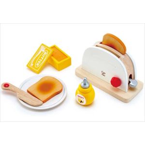 DINETTE - CUISINE Grille pain bois pour enfant blanc Hape - Jouet d'