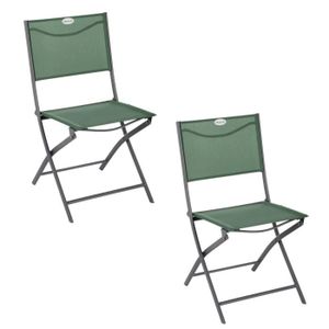 FAUTEUIL JARDIN  Hespéride - Lot de 4 chaises de jardin pliables Mo