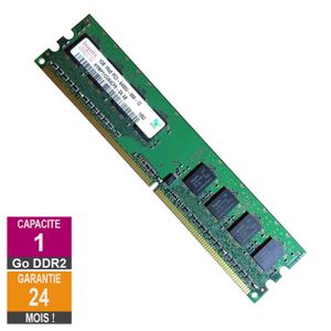 2Go (2x1Go) De Mémoire DDR2 SODIMM PC2 6400 Pour PC Portable - Marque ELPIDA - Testée Fonctionnelle
