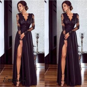 Robe de 2025 cocktail manche longue