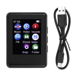 LECTEUR MP3 Qiilu Lecteur MP3 Bluetooth 5.0 Écran Tactile HiFi
