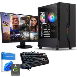 UNITÉ CENTRALE + ÉCRAN Sedatech Pack PC Gamer Expert – Intel i5-10400F – 