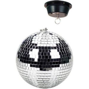 Boule Disco, Gomifie Boule à Facette 54 LEDs avec Lecteur de Musique et  Haut-parleurs Doubles