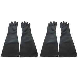 Paire de gants caoutchouc pour cabine de sablage F0487, F0601 et F0605