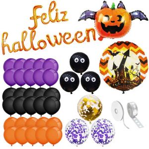 BALLON DÉCORATIF  Springos® Décoration d'Halloween pour la fête d'Halloween Ballons 60 Pièces