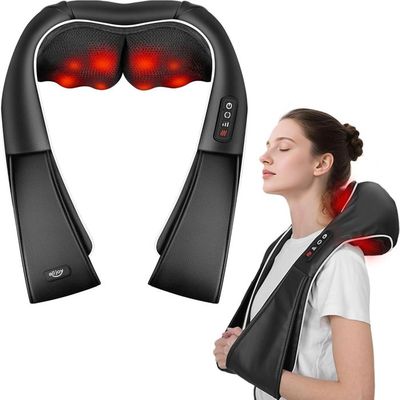 Oreiller de massage cervical électrique en forme de U • Instant Santé