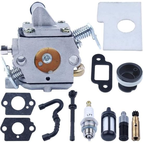 Membrane De Carburateur Pour Tronçonneuse Stihl MS170, MS180, MS210, MS230, MS250 | Pièce De Rechange Métallique