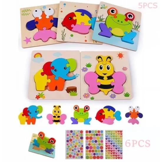Jouet Bebe Puzzles En Bois Jouets Montessori Enfant 2 5 Ans Puzzle A Encastrements Bebes Animaux Jeux Educatif Cdiscount Puericulture Eveil Bebe