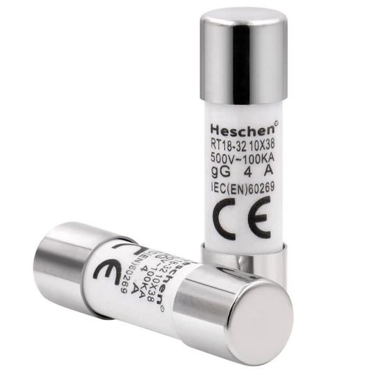 Fusibile BTICINO T1/25 - Tipo Fusicolor, 9x36 Mm, 25 Ampere, Per Impianti Elettrici Domestici