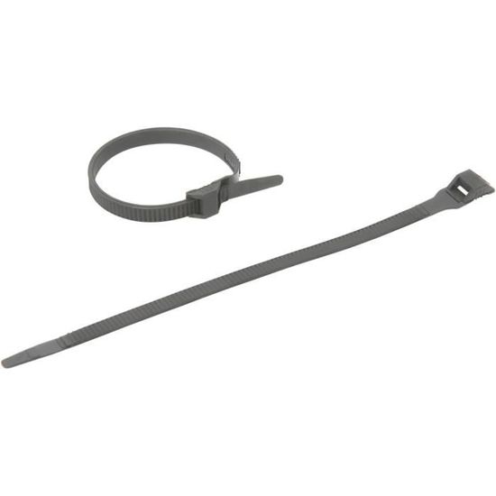 Debflex 709021 Kabelbinder 10 Stück | 6 X 180 Cm | Schwarz | Selbstschnürend Für Außenbereich & Elektroinstallation