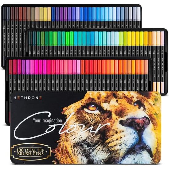 Feutre Coloriage Adulte Faber castell Feutre Coloriage Adulte 100 Couleurs Feutre Double Pointe Feutres