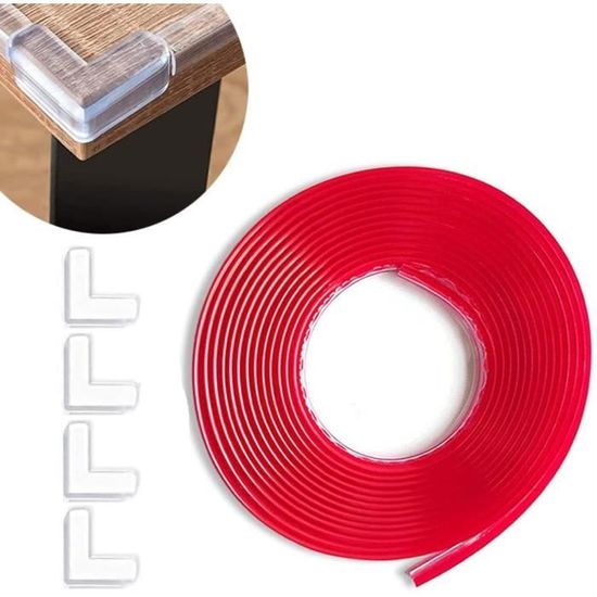 Bande de protection de bord en silicone, protecteurs d'angle d'épreuvage pour bé