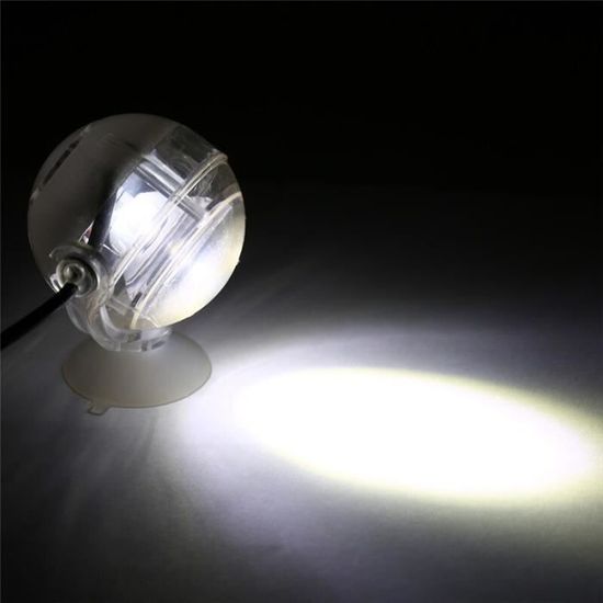 Animalerie,Lampe électronique Submersible LED pour Aquarium LED pour Aquarium, 5V, éclairage coloré, étanche, - Type WHITE