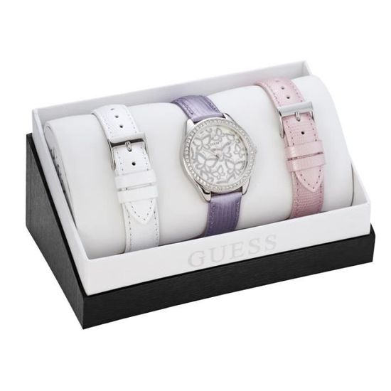 Coffret Montre Femme Céramique GUESS GC X69106L2S