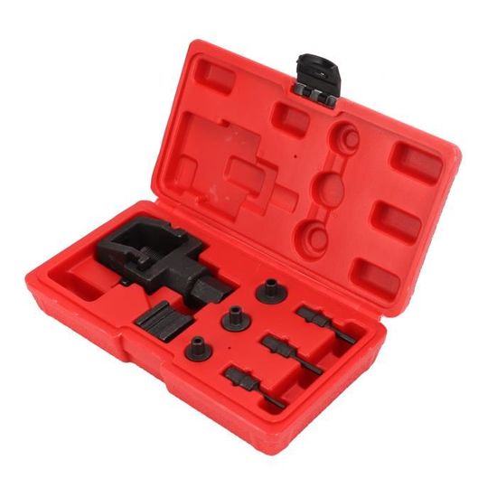 Outil De Rivetage Et Séparation Chaîne Moto – Compatible 520 525 530 532 – Presse Chaîne Complète