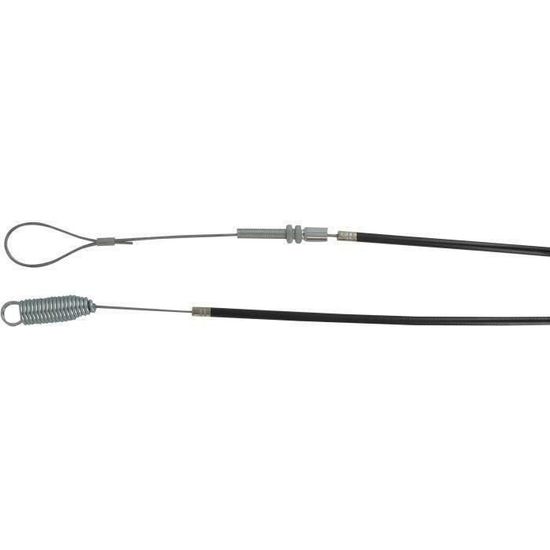 Câble d'embrayage avec ressort adaptable pour CASTELGARDEN - Longueur gaine: 1030mm, Longueur câble: 1300mm
