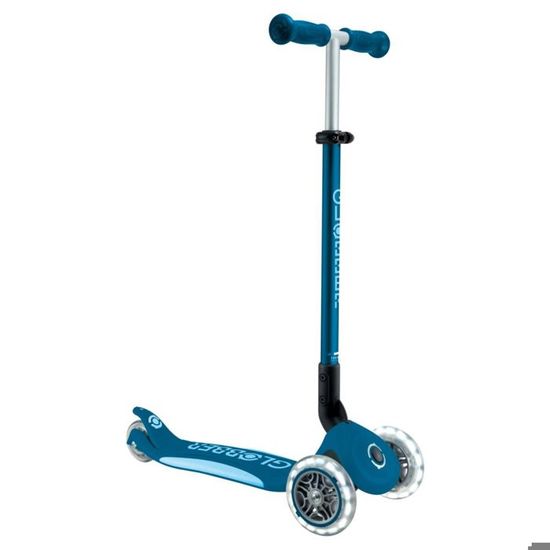 Trottinette 3 Roues FLUXX Funny Lights - Roues Lumineuses Dynamo Pour Enfants Dès 3 Ans (Vert Sauge)