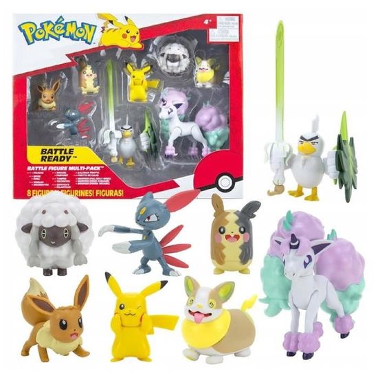 Figurines Pokémon - Battle Ready W9 - Set de 8 figurines