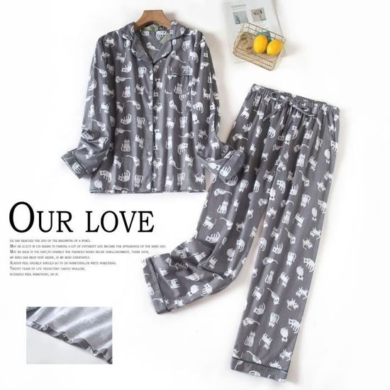 Pyjama Fille En Flanelle Pour Automne Et Hiver - Chemise De Nuit Chaude Et Douce - Vêtement D'intérieur Confortable