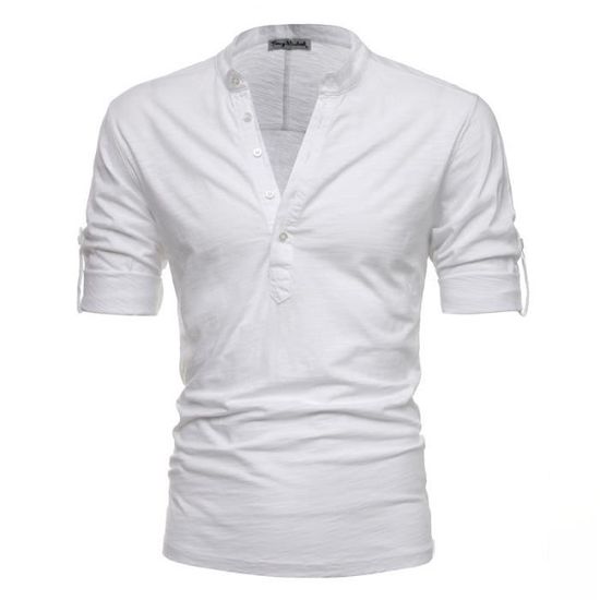 Chemise Boutonnée Columbia Manches Courtes Homme - 3XT, Coupe Athlétique, Bleu