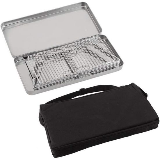 Petit Barbecue à Charbon Pliable – Portable, Pour Camping Et Feu De Camp, 0.61 Kg