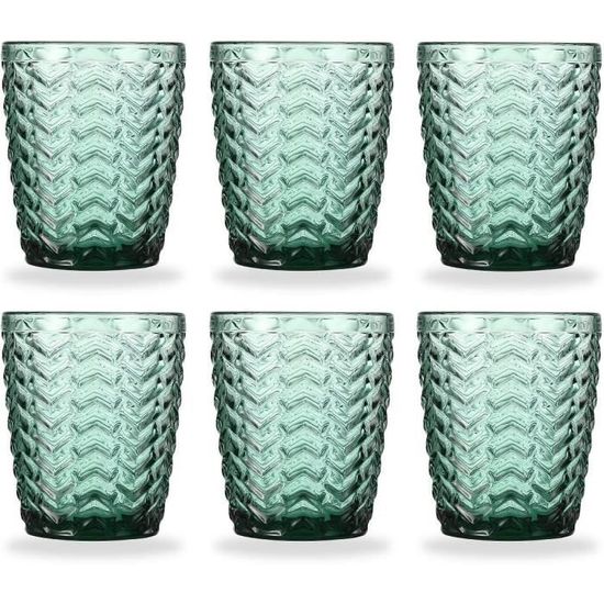 Lot de 6 verres à shooter en verre 6,5cl H6cm
