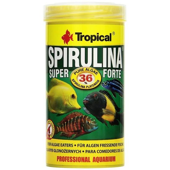 Nourriture Pour Poissons TROPICAL Supervit 1000ml - Flocons Multi-Ingrédients Pour Poissons Omnivores