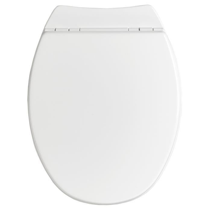 Abattant WC en bois compressé - fermeture progressive et déclipsable SERENITY 2