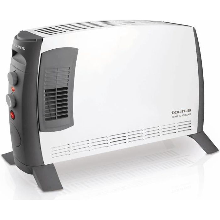 Convecteur CLIMA TURBO 2000 W blanc et noir