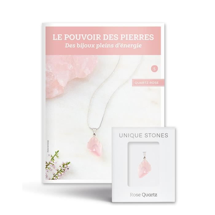 ALTAYA - Pendentif Vendu Seul Quartz Rose Beauté Et Puissance Energétique