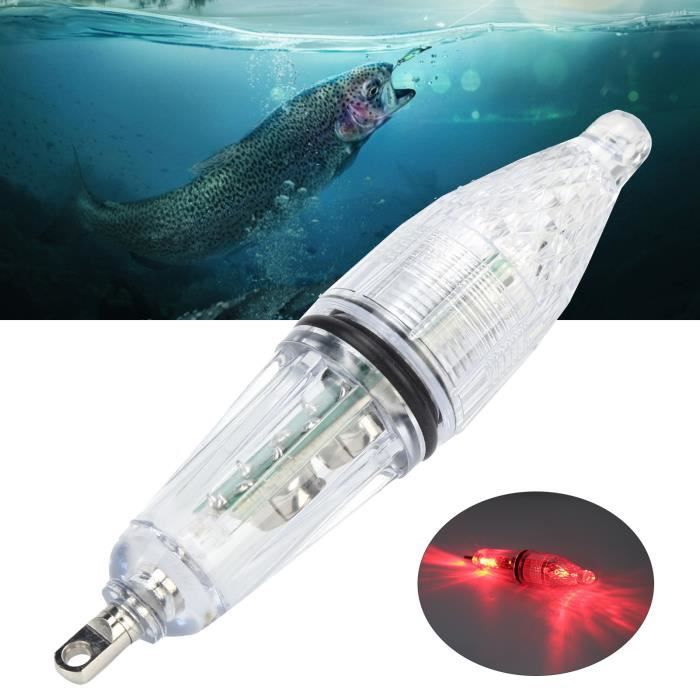 Atyhao Lumière de leurre de calmar à LED LED calmar leurre lampe pêche en mer piège poulpe seiche parapluie crochet poisson 60299