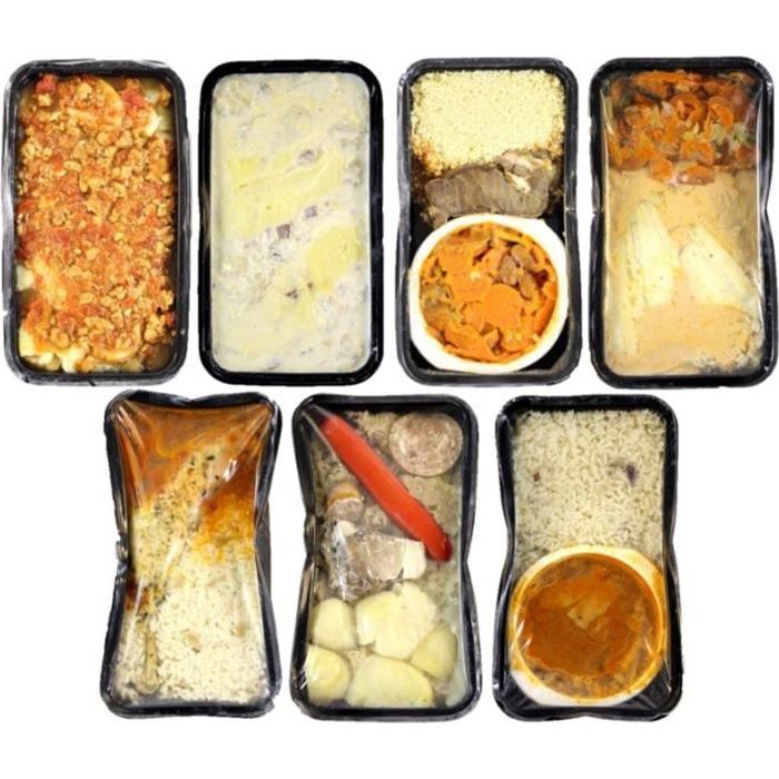 Assortiment de 7 Plats Cuisinés Direct Traiteur - Origine France - Maître Artisan Traiteur