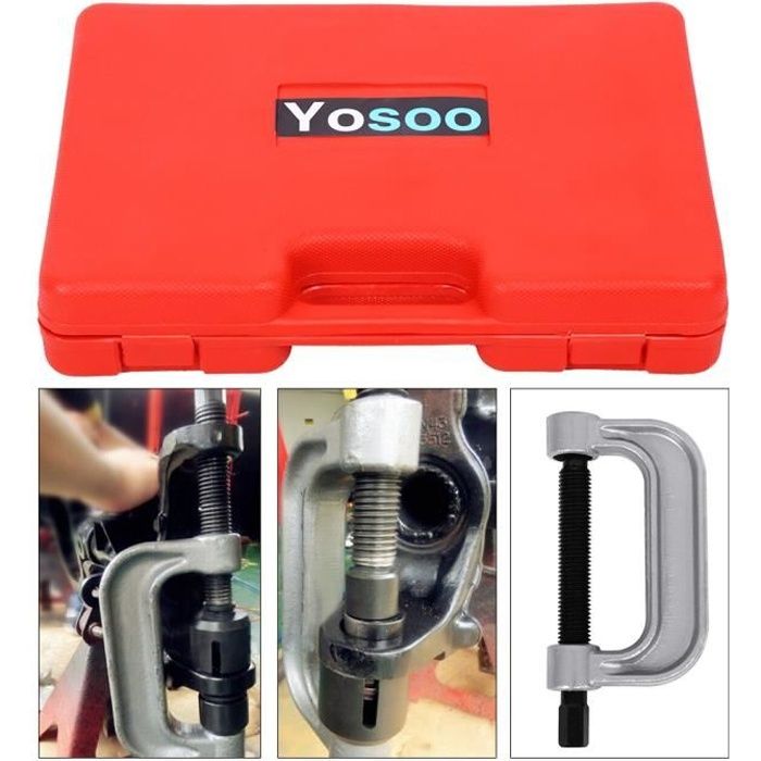 ARRACHE ROTULE-Kit de service de presse à rotule 10pc dissolvant séparateur 4x4 adaptateur 4 en 1 ensemble d'outils HB007-GAR