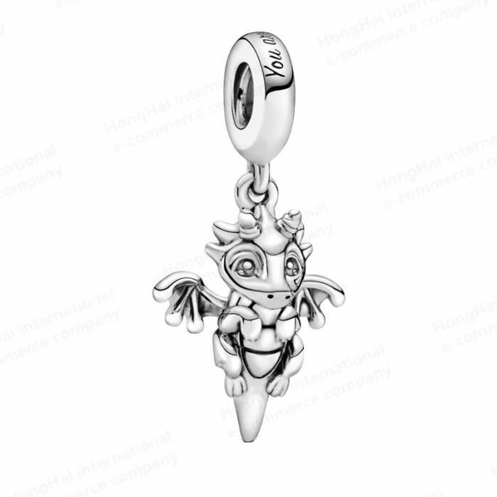 Nouvelle Perle De Charme Pendentif Animal Pour Bracelet À Breloques Perles Collier Chaîne_Argent