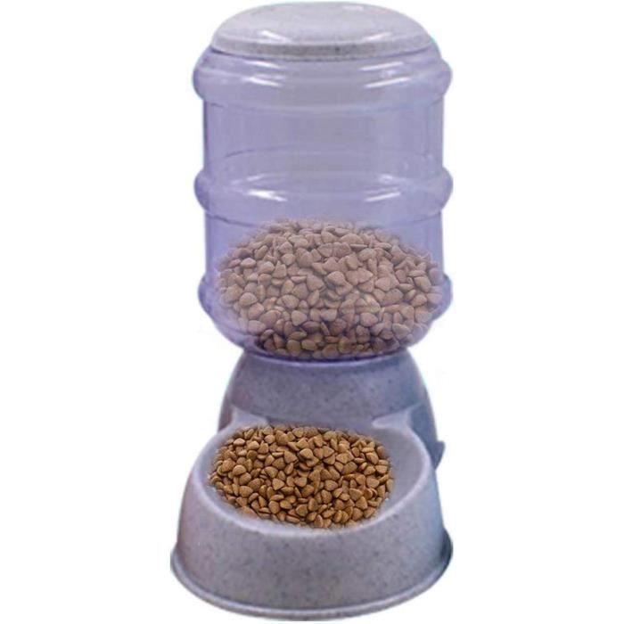 Distributeur automatique d'eau et de nourriture pour chat Gris 3,5 l[1747]
