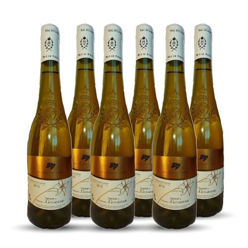 6 bouteilles - Vin blanc - Tranquille - CHATEAU de la GENAISERIE Saveur Coteaux du Layon Blanc 2013 6x75cl