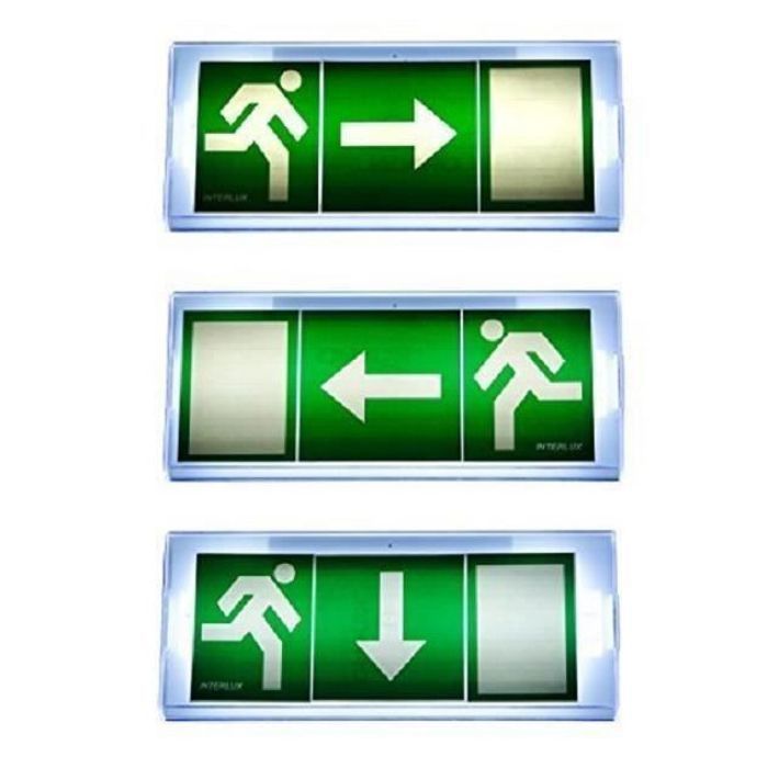 Panneau d'indication de sortie de secours lumineux