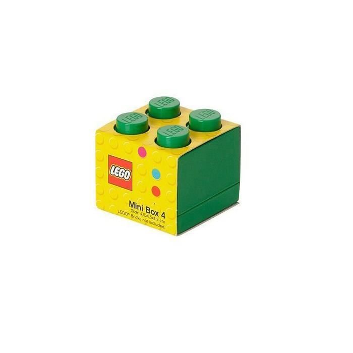 LEGO Brique de rangement - 40031734 - Empilable - Vert