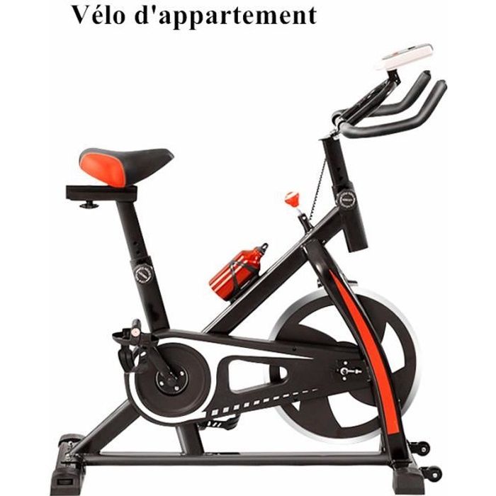 Vélo D'appartement Perte De Poids Pédale Vélo Fitness Vélo Dynamique Vélo Fitness Équipement noir+blanc