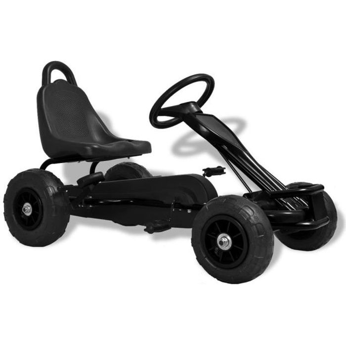 MOBILIER🌿Bonne qualité- Vélo et véhicule pour enfants kart à pédales pour 4 à 8 ans Go kart avec pneus ajustable Jeux de cond3325