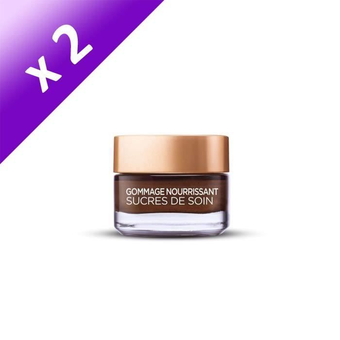 L'OREAL PARIS DERMO EXPERTISE Sucres de soin gommage nourrissant - 50 ml (Lot de 2)