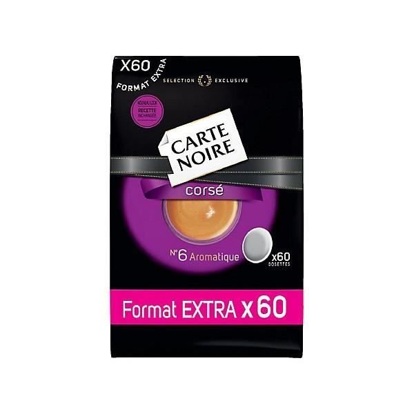 Dosette café Carte Noire Corsé N°6 x 60