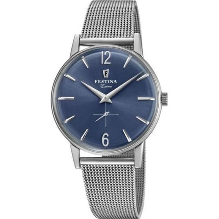 Montre Festina homme Extra acier bracelet milanais F20252/3