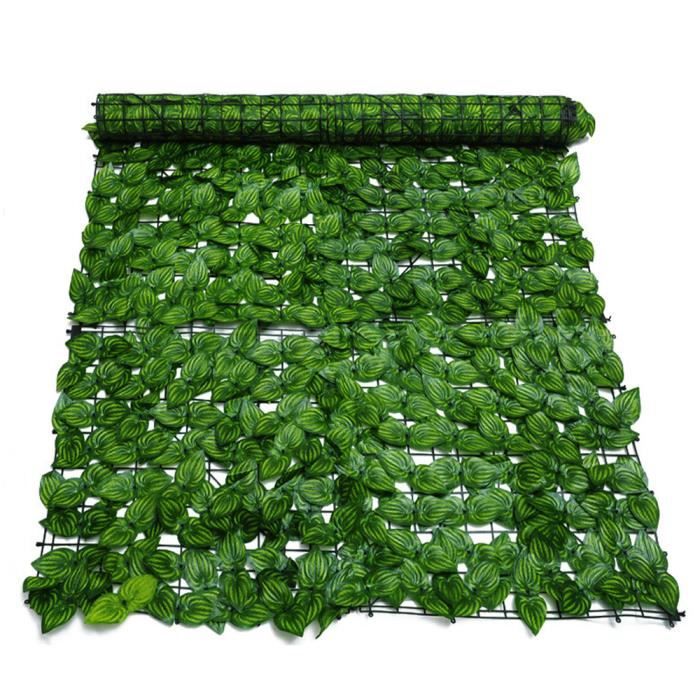 Artificielle Clôture Feuillage Balcon Protection,50 x 300 cm Artificiel Haie Feuillage Lierre Clôture de Artificiel,pour Terrasse