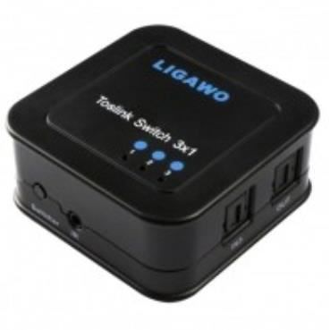 LIGAWO 6518741 SPLITTER AUDIO NOIR SPDIF SWITCH 3X1 NOIR