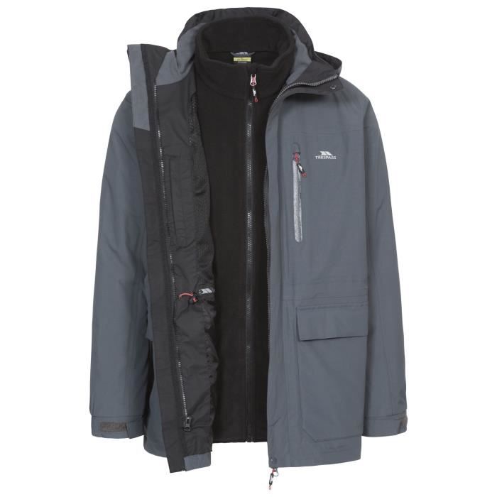 Trespass - Veste imperméable 3 en 1 EDGEWATER II - Homme