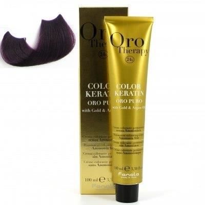 color keratin oro puro n°5.2 chatain clair viol…