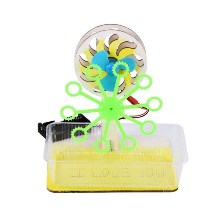 Machine de soufflage à bulles 1Pc, souffleur à manuel créatif, jouets éducatifs pour enfants étudiants GAUFRIER