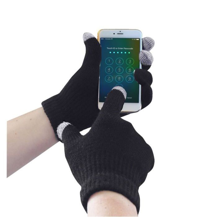 Gants anti-froid Portwest compatible écran tactile - Noir - L - XL L/XL