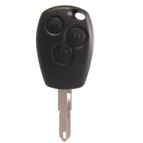 CLE PLIP DACIA Dacia Logan Sandero Duster Lodgy 3 boutons LAME TROU COQUE @Pro-Plip